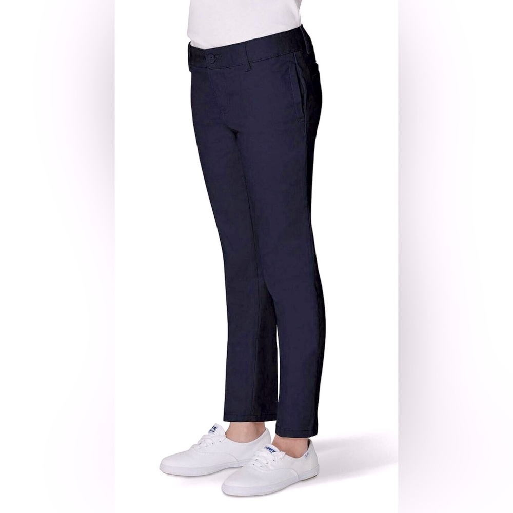 Twill Skinny Leg Pants